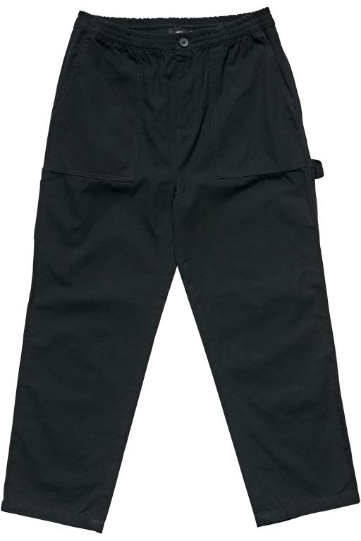 Stussy Mens Richard Canvas Carpenter Pants Black - RYZEB0938